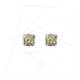 GreenTeeMilkGreenLoveHeartSquareZirconiaEarringsFem