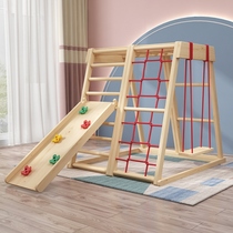 Glissements en bois massif pour enfants Cadre descalade de la chambre pour enfants Bébé descalade intérieur escalade jeu combiné Paradise escalade et escalade