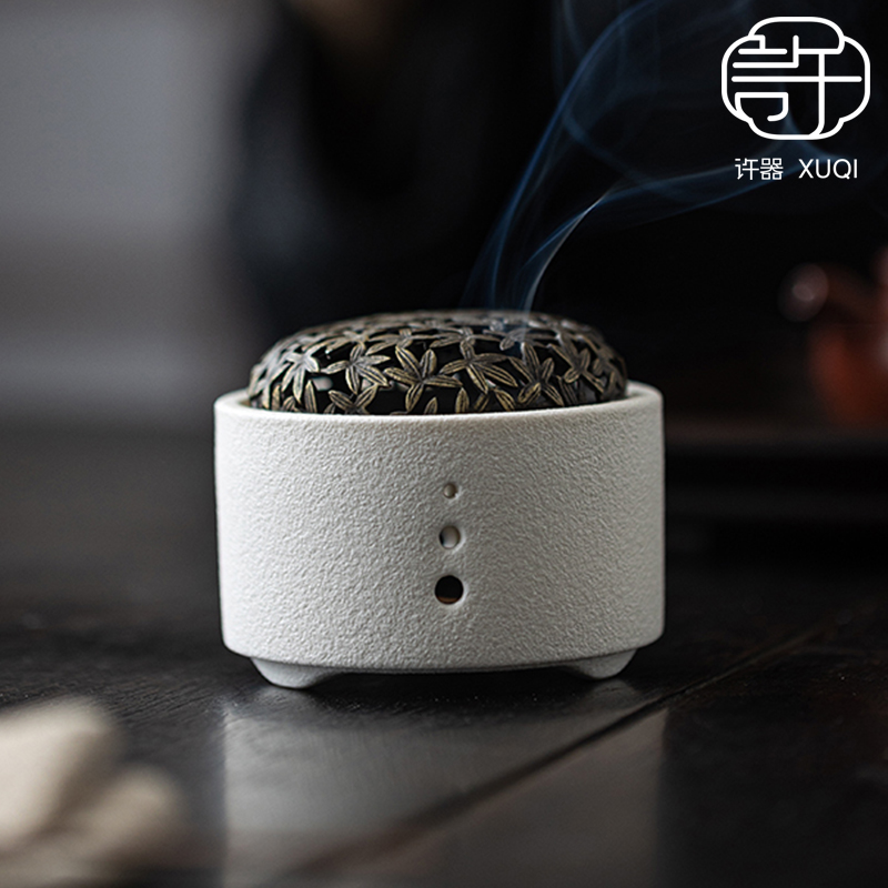 Ceramic incense stove fragrant inserts Incense Holder Domestic wire incense pan Incense Stove Tea Table Incense Stove Tea Davender Aidausa Lavender-Taobao