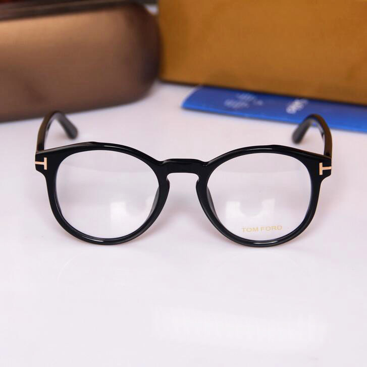 Full-Frame Acetate Flat Optical Finished Myopia Glasses Frame, Round Frame, Unisex, Korean Style, Large Round Eyeglass Frame