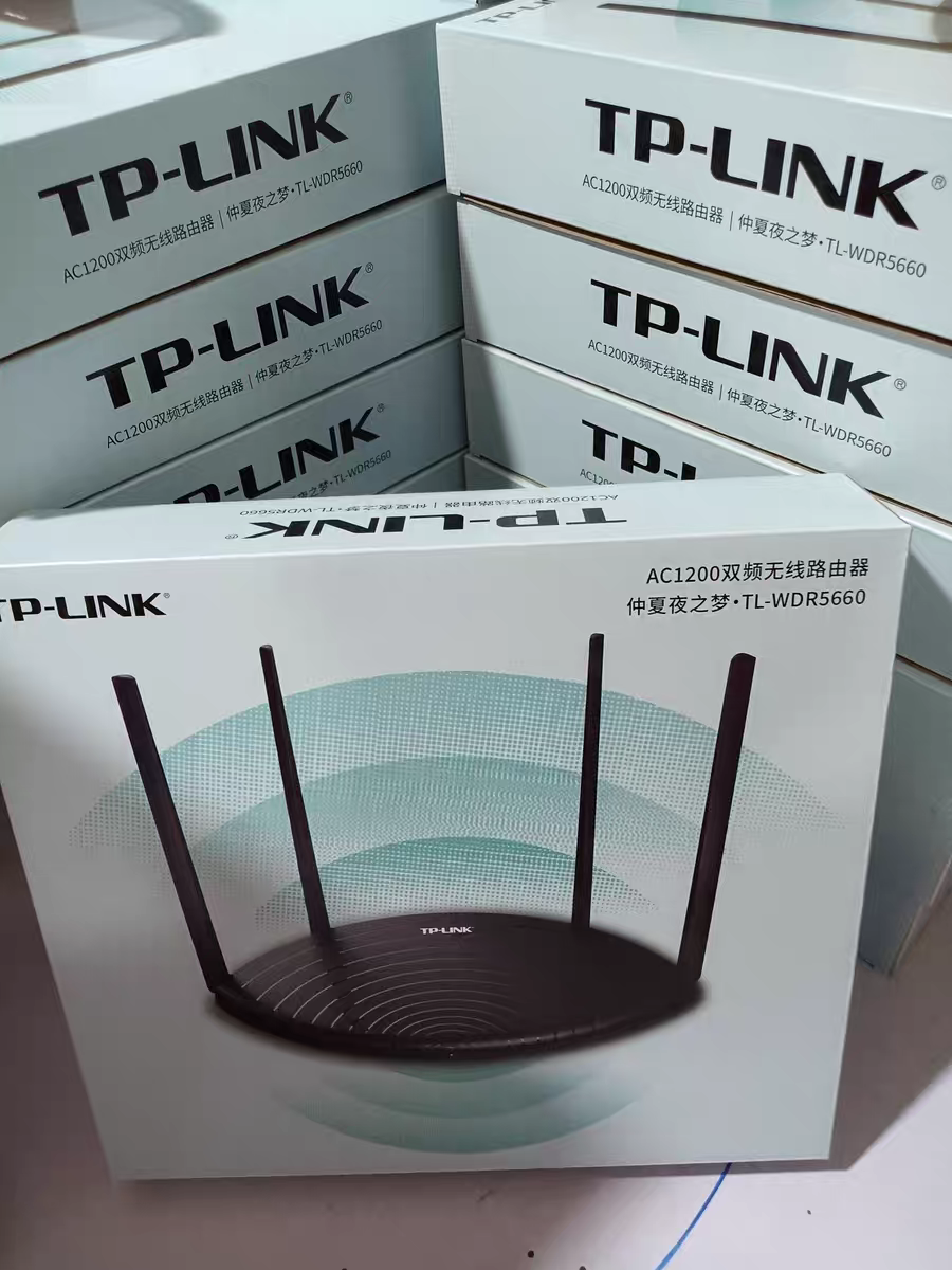 Brand New Plastic-Sealed Tp-Link Tl-Wdr5660 Gigabit Port Dual-Band 1200m Wireless Network Router Wifi