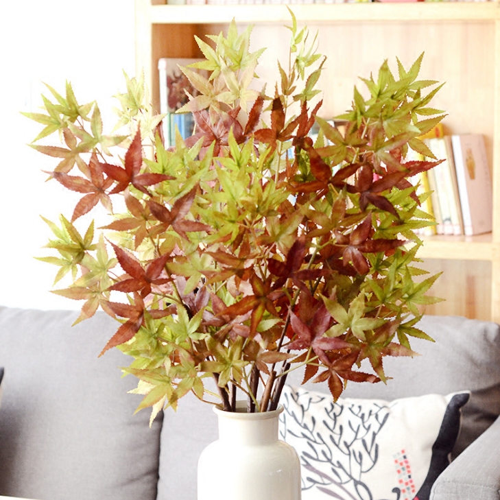 Simulated maple leaf single maple leaf flower flower simulation flower simulation maple leaf wedding fake flower decoration flower plant