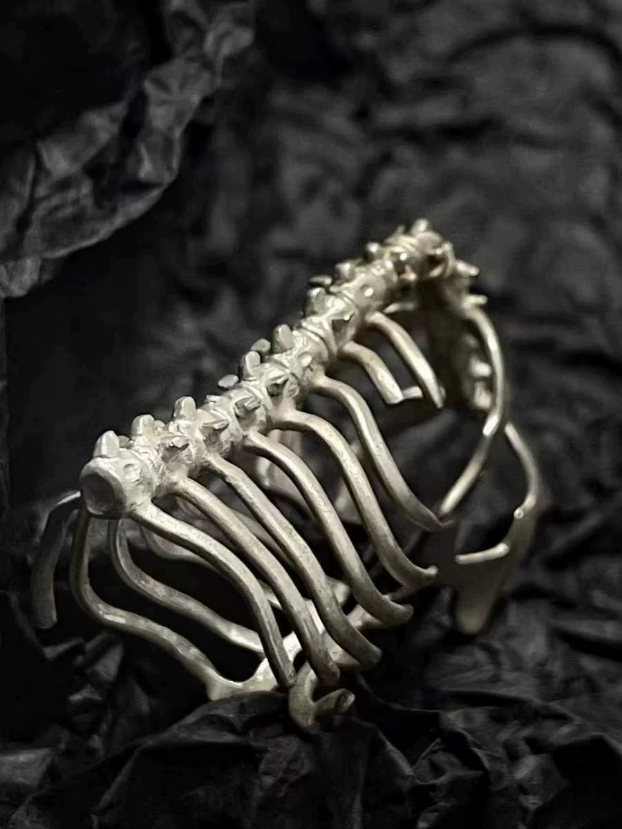Settlement_The white spine can move the long ring "Lingya X Jelly" adjustable ring
