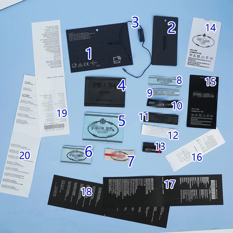 Pra Label Main Tag Hang Tag Hang Label Tag Washable Label Steel Label Triangle Label Packaging Bag Self-Sealing Bag