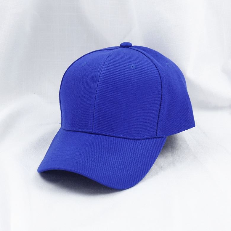 100% Cotton Pure White Solid Color Student Sports Day Military Training Activity Duck Bill Cap Unisex Face-Flattering Sun Protection Hard Top Baseball Cap