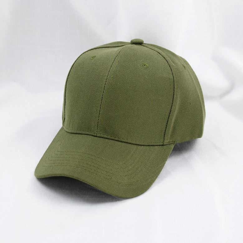 100% Cotton Pure White Solid Color Student Sports Day Military Training Activity Duck Bill Cap Unisex Face-Flattering Sun Protection Hard Top Baseball Cap