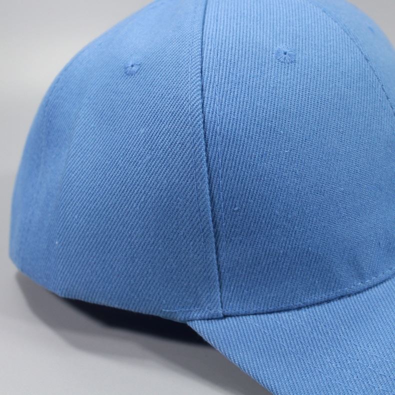 100% Cotton Pure White Solid Color Student Sports Day Military Training Activity Duck Bill Cap Unisex Face-Flattering Sun Protection Hard Top Baseball Cap