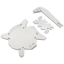 Japan imported Makita 3-piece set S S angle gauge angle template turning tool gauge drill head angle