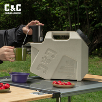 CC Little Alpaca outdoor bucket camping picnic with faucet portable bucket large capacity drinking water storage tank