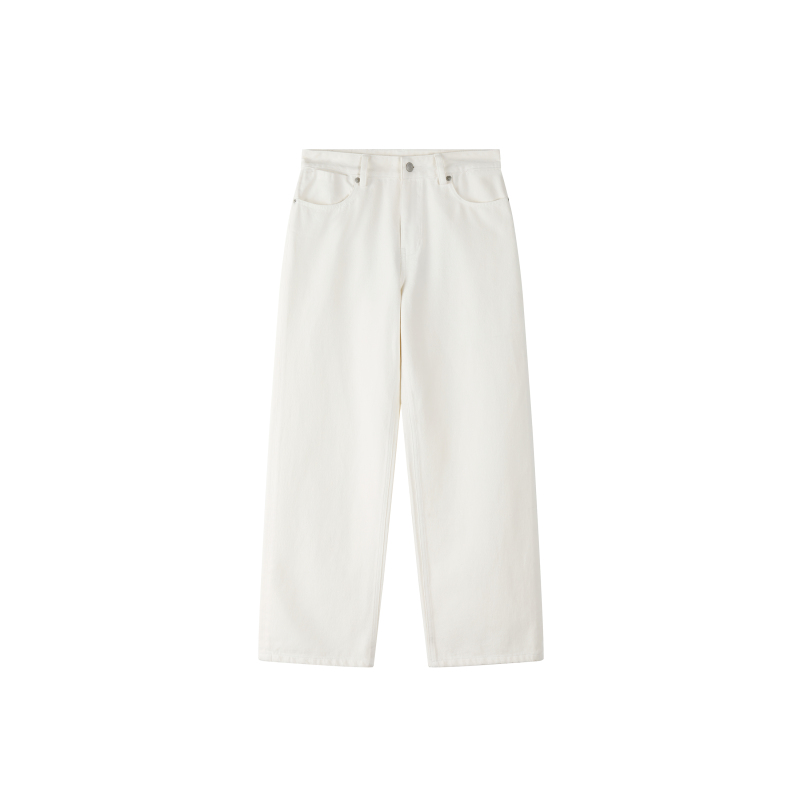 Pnk Japan Imported Mitsubishi Triacetate 11.7oz White Jeans Summer Cool-Feeling Slightly Tapered White Jeans Pnk Japan Imported Mitsubishi Triacetate 11.7oz White Jeans Summer Cool-Feeling Slightly Tapered White Jeans