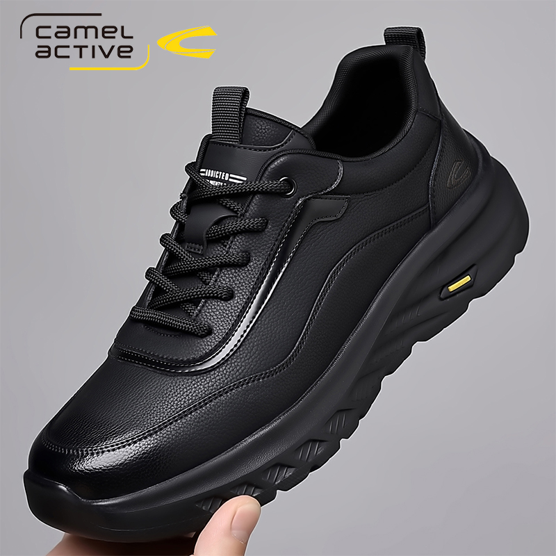 Немецкая мужская обувь camel dynamic; сезон весна-осень; новая кожаная дышащая спортивная обувь; мужские повседневные кроссовки на нескользящей толстой подошве