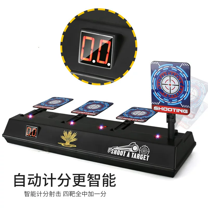 Electronic electric automatic rotating soft bullet for boys, toy