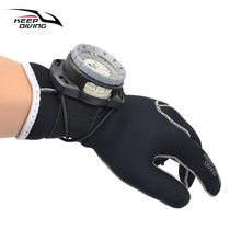 50-meter scuba diving strong magnetic north needle elastic elastic rope wrist underwater luminous compass with side view window