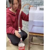 Wine pumping artifact self-priming manual water pumping small household oil pump water dispenser water dispenser tube wine dispenser pump hose