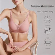 Pregnant Women Nursing Bra Maternity Underwear Seamless Fron