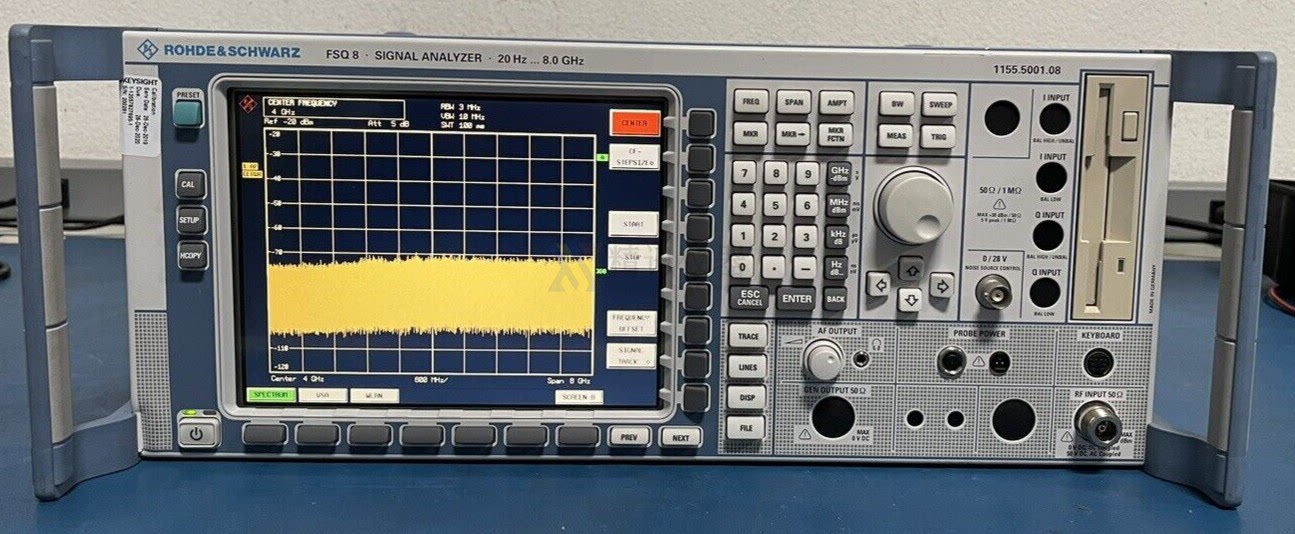 Анализаторы спектра 罗德与施瓦茨 fsq8/fsq26 频谱分析仪 20hz~3.6/8/26.5/40ghz现货
