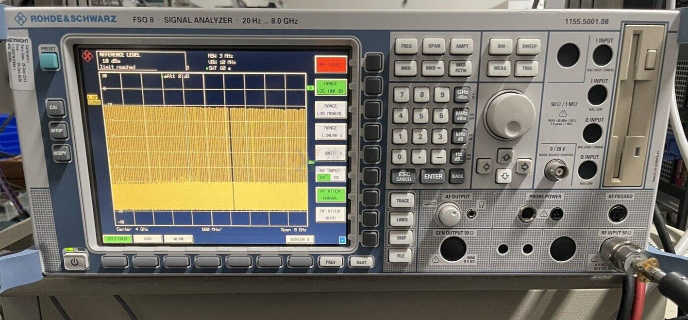 Анализаторы спектра 罗德与施瓦茨 fsq8/fsq26 频谱分析仪 20hz~3.6/8/26.5/40ghz现货