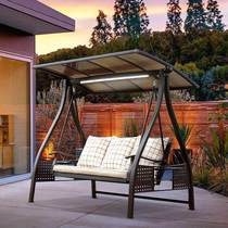 Outdoor garden swinging chair rocking chair wrought iron hanging basket courtyard home outdoor chair balcony hanging chair