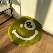 UNWELCOMEMATS LUCKYBALL lucky ball smiley face 3D tuft carpet living-room bedroom decoration