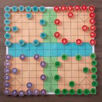 Four-player chess four-player landscape chess parent-child childrens puzzle clearance