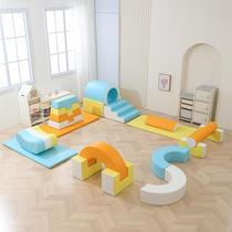 Early education center software combination kindergarten sensory integration training climbing and sliding equipment childrens indoor hall soft package direct sales