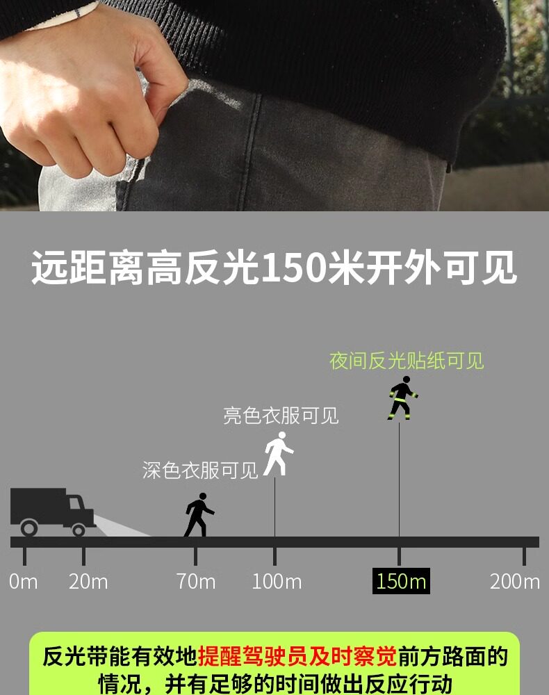 西骑者骑行绑腿带自行车反光束裤带绑裤脚束扎束腿带跑步卷裤腿详情4