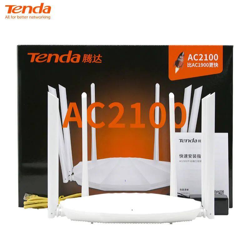 AC20ギガビット無線WiFiデュアルバンド2100Mフルギガビットポート大型アパート向け壁貫通型ルーター
