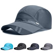 Unisex Mesh Brim Tennis Cap Quick Dry Adjustable Baseball Ha