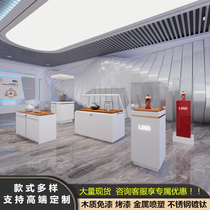 Product Display Cabinet Customized Liquor Sample Nakajima Display Table Jewelry Glass Display Cabinet Museum Exhibition Hall Display Cabinet
