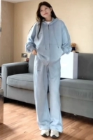 Синий флисовый комплект