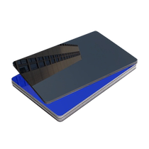 Black mirror panel mirror decorative panel ceiling carbon crystal panel wall panel wood veneer panel background wall bamboo charcoal fiber board