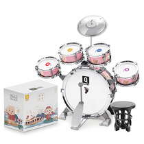 New childrens drum set jazz drum musical instrument toy early education beginner enlightenment rhythm training tapping 123456 years old
