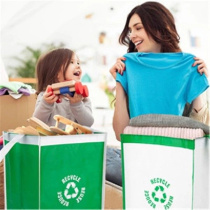Kitchen Separate Recycling Waste Bin Bags Recycle Garbage