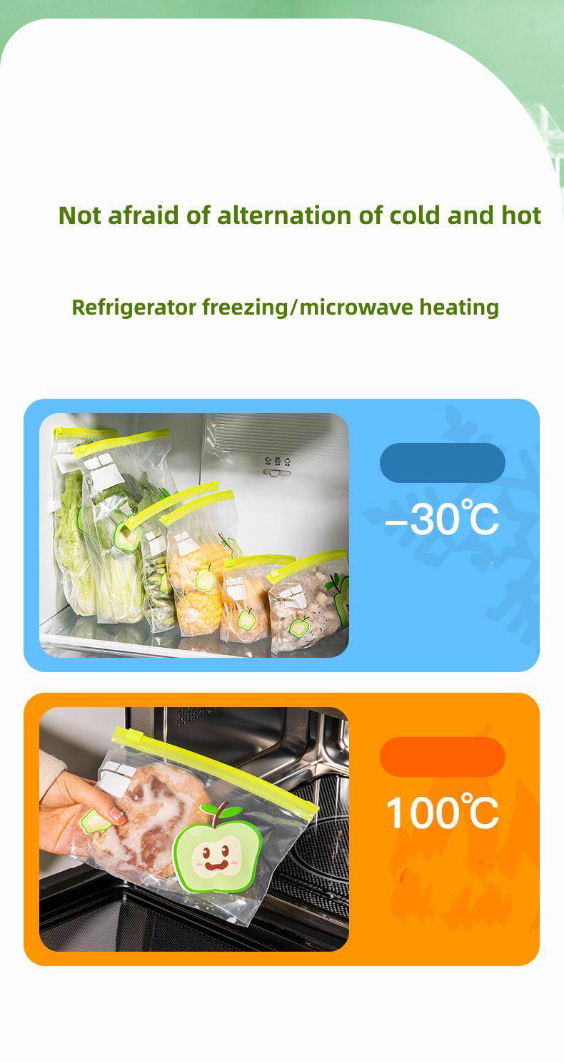 товар из китая reusable zip lock bag food grade transparent storage bag wit 0431