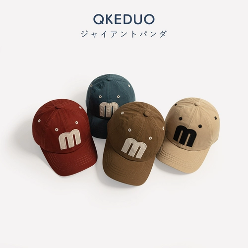 Детская ретро кепка, модная бейсболка для мальчиков, универсальная шапка, летняя солнцезащитная шляпа, с вышивкой, в корейском стиле