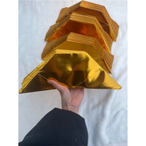 Extra large gold ingot paper semi-finished product 32*36cm 200 pieces