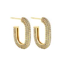 Women CZ Rainbow Earrings Cubic Zirconia Ear Cuff Set for Fe