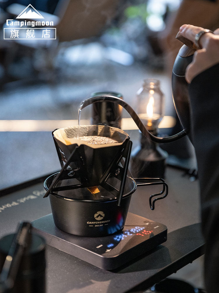 Coman outdoor coffee funnel COF-01 stainless steel folding coffee filter cup bracket camping hand-brewed coffee equipment