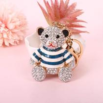 Small commodities diamond-encrusted bear alloy keychain cute accessories creative pendant key pendant directly supplied from the manufacturer