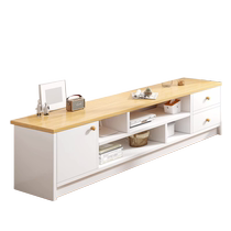 Zhuohe (Furniture) TV Cabinet Simple Modern Home New Log Style Floor Table Simple Bedroom TV Cabinet