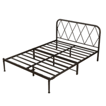 Hexuan Nordic iron bed 1 5m household single bed simple modern 1 8m iron frame double bed 1m dormitory bed