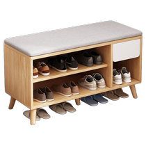 Dongwo Yijiada home door entrance door shoe rack can sit on the shoe cabinet and sit on the stool integrated long stool to enter the door and change the shoe stool