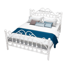 Depinman European iron bed double bed iron bed single 1 5 meters modern simple iron frame bed dormitory princess bed