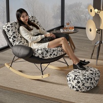 Return point rocking chair recliner adult living room balcony home new rocking chair leisure retro single lazy sofa
