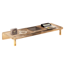 Zhuohe (Furniture) Acrylic Monitor Elevated Desktop Computer Screen Stand Office Desktop Storage Rack