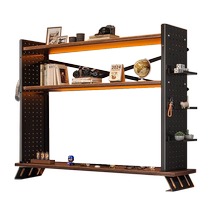Naijia (furniture) desktop perforated board storage rack multi-layer storage rack computer monitor elevated shelf integrated bookshelf