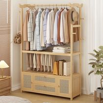 Xiaoyun coat rack floor-standing vertical wardrobe storage rack bedroom clothes rack household coat rack clothes rack