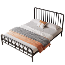 Monroe Bailan modern simple iron bed internet celebrity ins single and double bold and thickened apartment rental iron frame bed