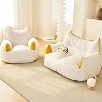 Dongwofuli lazy sofa can lie down and sleep single small sofa bedroom tatami small apartment balcony leisure chair