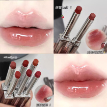 Fig jelly ~ ice-permeable and hydrating lipstick moisturizing color-producing and long-lasting Korean-style lip glaze for students without makeup lip gloss